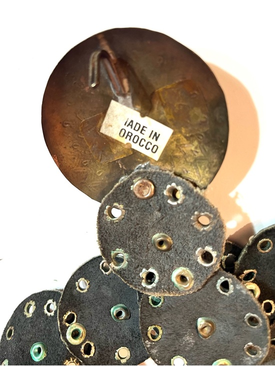 Moroccan Riveted Circle Leather belt main image 11